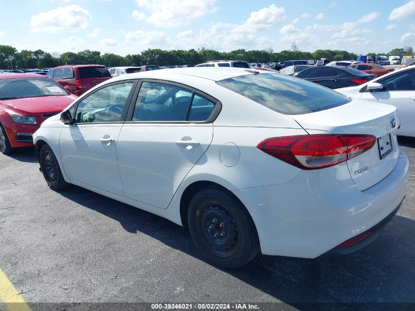 2017 Kia Forte Lx VIN: 3KPFK4A7XHE033047 Lot: 39346021