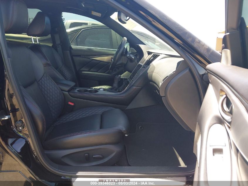 2018 Infiniti Q50 3.0T Red Sport 400 VIN: JN1FV7AR2JM481612 Lot: 39346023