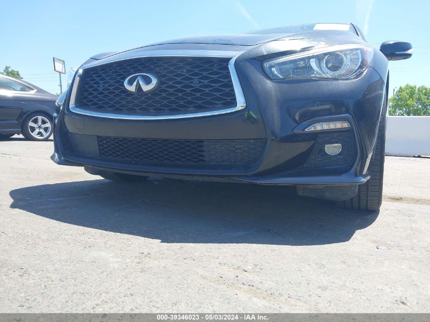 2018 Infiniti Q50 3.0T Red Sport 400 VIN: JN1FV7AR2JM481612 Lot: 39346023