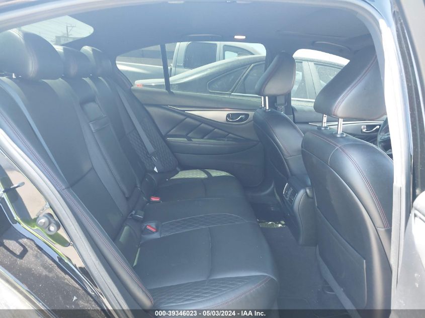 2018 Infiniti Q50 3.0T Red Sport 400 VIN: JN1FV7AR2JM481612 Lot: 39346023