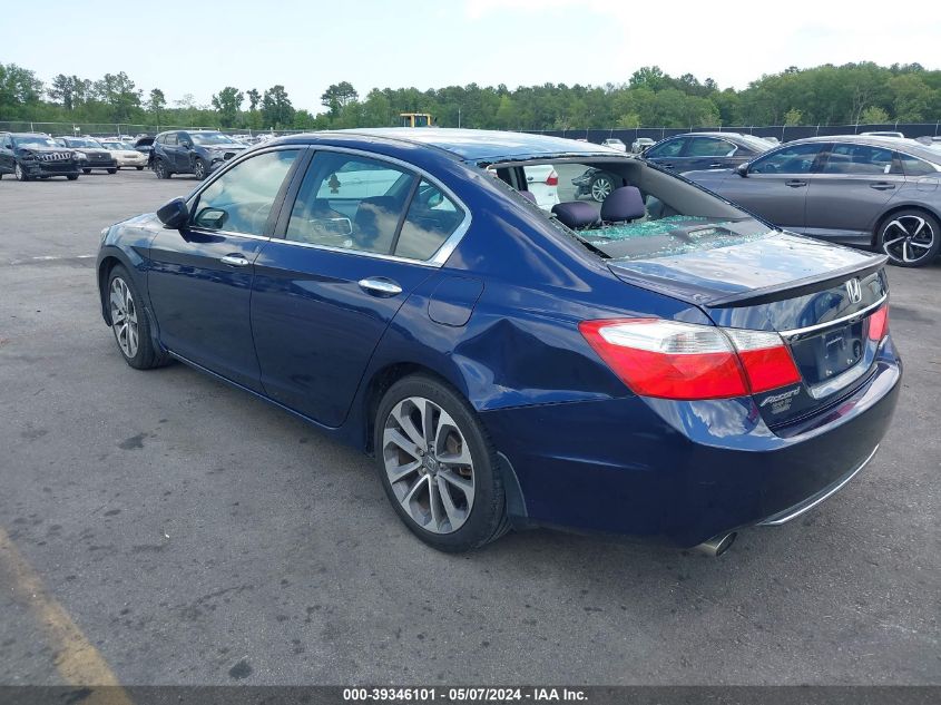 2015 Honda Accord Sport VIN: 1HGCR2F56FA217896 Lot: 39346101