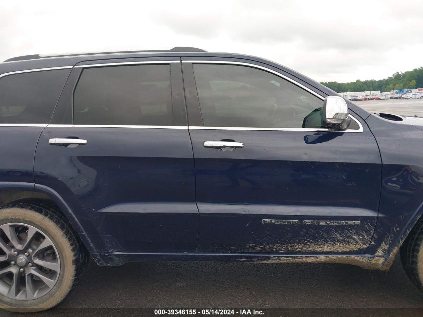2017 Jeep Grand Cherokee Overland 4X4 VIN: 1C4RJFCG0HC843402 Lot: 39346155