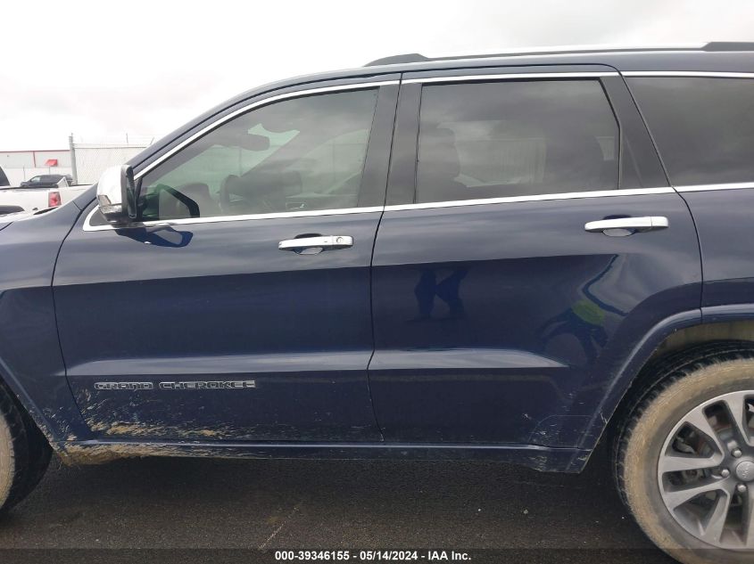 2017 Jeep Grand Cherokee Overland 4X4 VIN: 1C4RJFCG0HC843402 Lot: 39346155