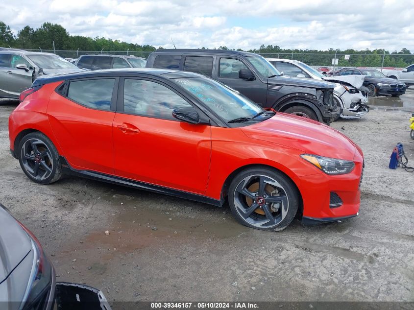 2020 Hyundai Veloster Turbo Ultimate VIN: KMHTH6AB1LU030576 Lot: 39346157