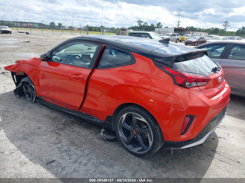 2020 Hyundai Veloster Turbo Ultimate VIN: KMHTH6AB1LU030576 Lot: 39346157