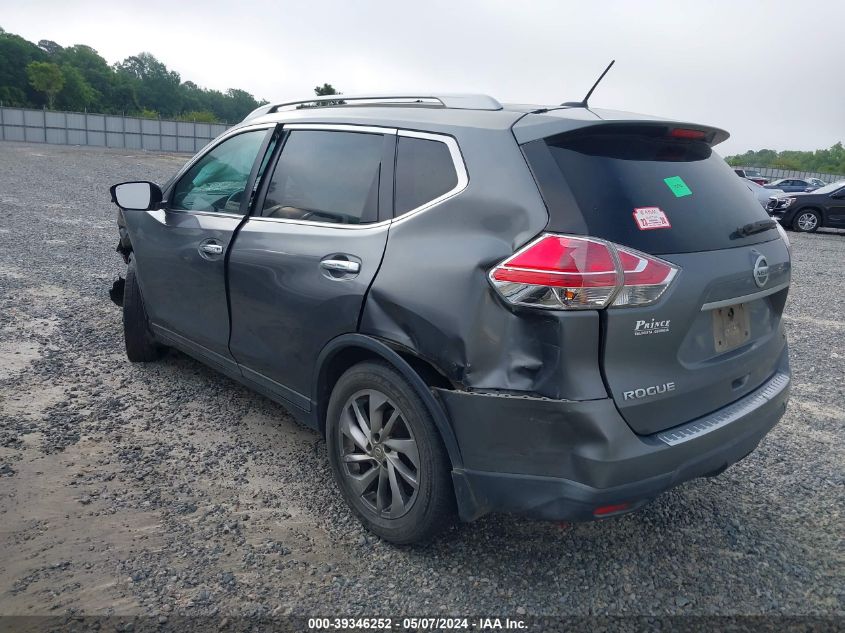 2015 Nissan Rogue Sl VIN: 5N1AT2MT0FC850208 Lot: 39346252