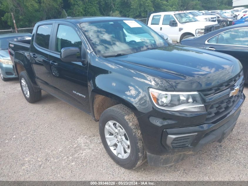 2022 Chevrolet Colorado 4Wd Short Box Lt VIN: 1GCGTCEN7N1141323 Lot: 39346328