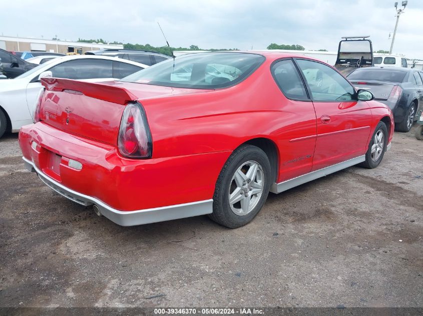 2002 Chevrolet Monte Carlo Ss VIN: 2G1WX15K829161574 Lot: 39346370