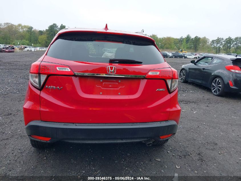 2019 Honda Hr-V Ex VIN: 3CZRU6H56KM726017 Lot: 39346375