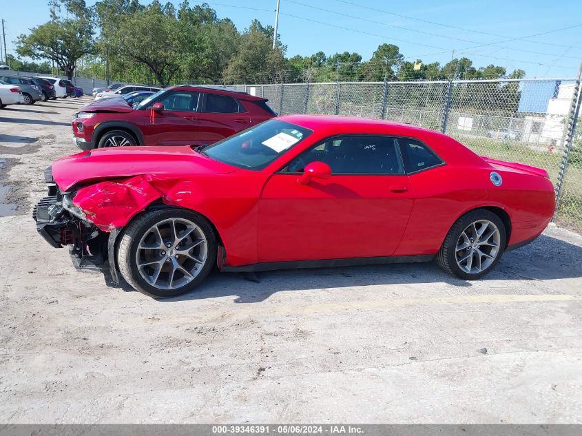 2022 Dodge Challenger Gt VIN: 2C3CDZJG2NH249649 Lot: 39346391