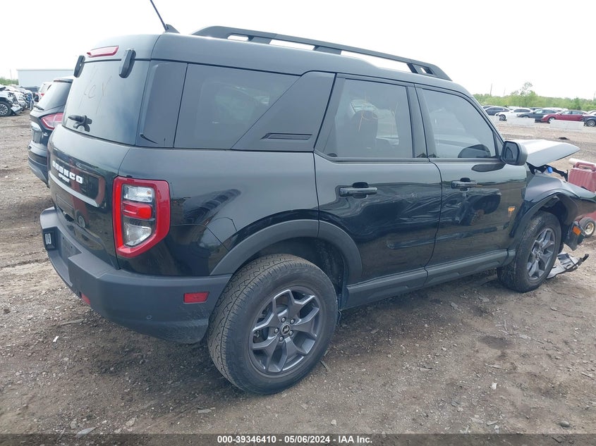 2022 Ford Bronco Sport Badlands VIN: 3FMCR9D92NRD45789 Lot: 39346410