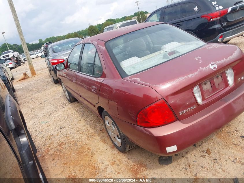 2004 Nissan Sentra 1.8S VIN: 3N1CB51D54L882185 Lot: 39346528