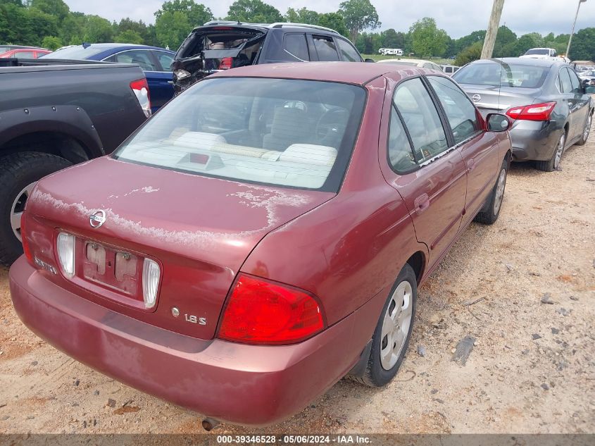 2004 Nissan Sentra 1.8S VIN: 3N1CB51D54L882185 Lot: 39346528