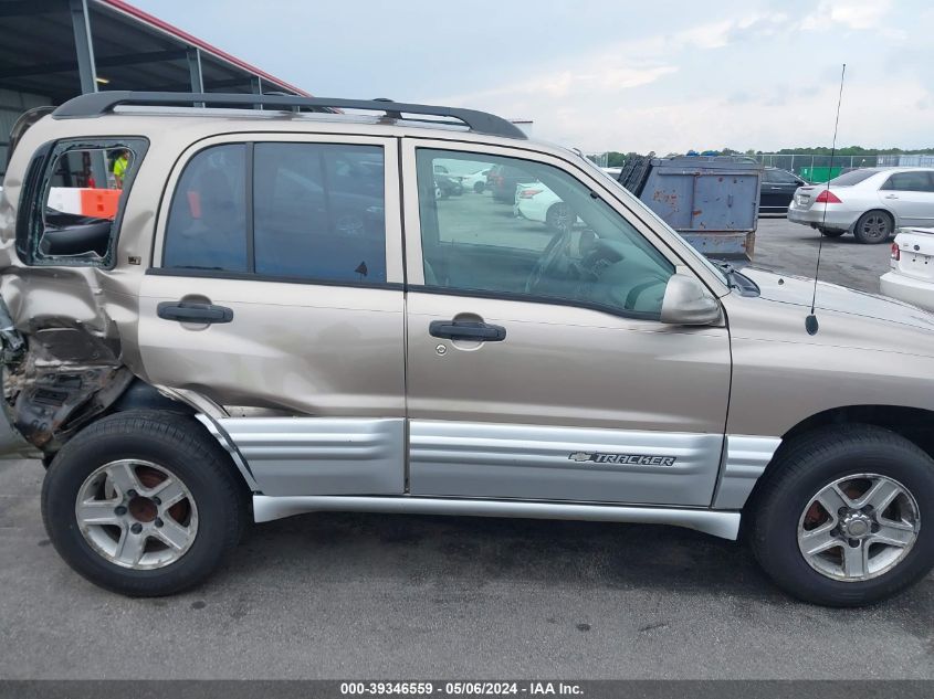 2002 Chevrolet Tracker Hard Top Lt VIN: 2CNBJ634326927443 Lot: 39346559