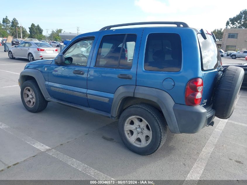 2006 Jeep Liberty Sport VIN: 1J4GL48K66W250376 Lot: 39346573