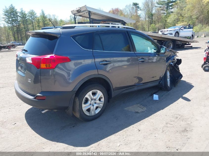 2013 Toyota Rav4 Le VIN: 2T3BFREV3DW110736 Lot: 39346742