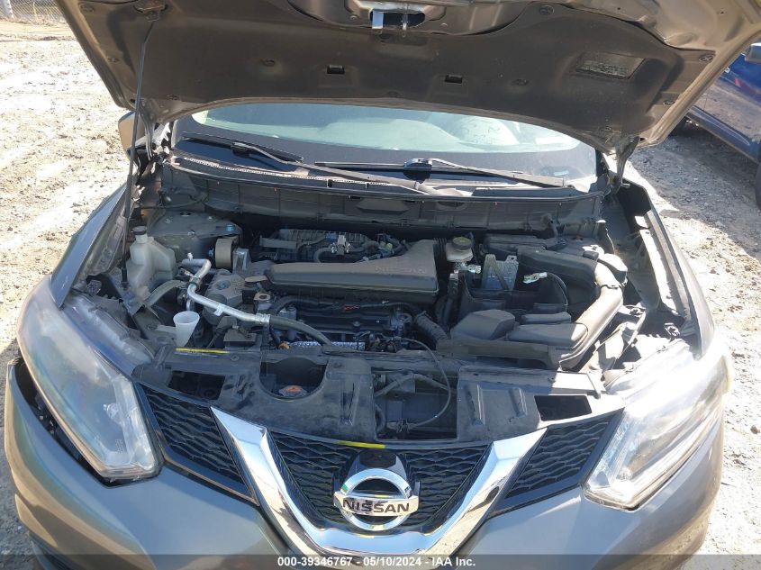 2016 Nissan Rogue S VIN: KNMAT2MT1GP642854 Lot: 39346767