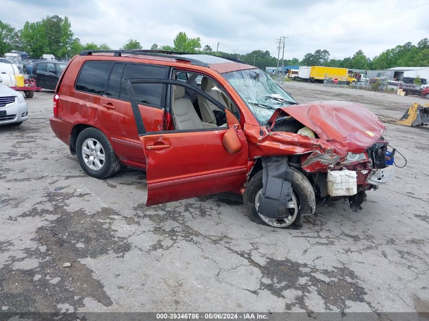 2003 Toyota Highlander Limited V6/V6 VIN: JTEGF21A930084478 Lot: 39346786