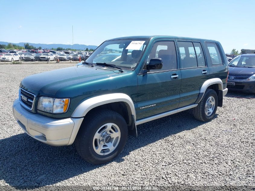 1998 Isuzu Trooper S VIN: JACDJ58X4W7916269 Lot: 39346794