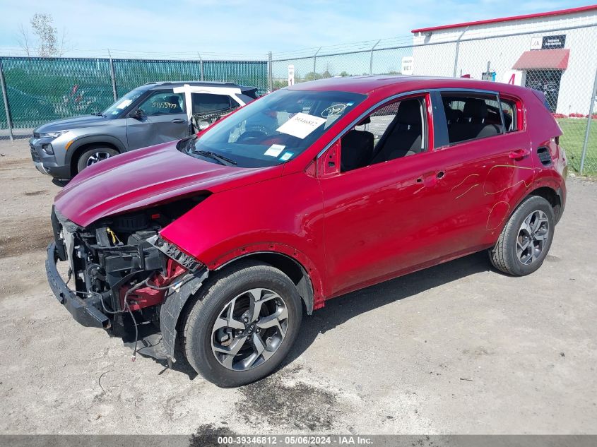 2021 Kia Sportage Lx VIN: KNDPMCAC5M7899416 Lot: 39346812