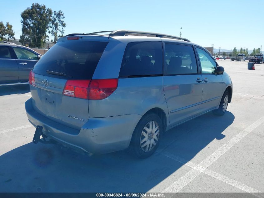 2004 Toyota Sienna Le VIN: 5TDZA23C54S009009 Lot: 39346824