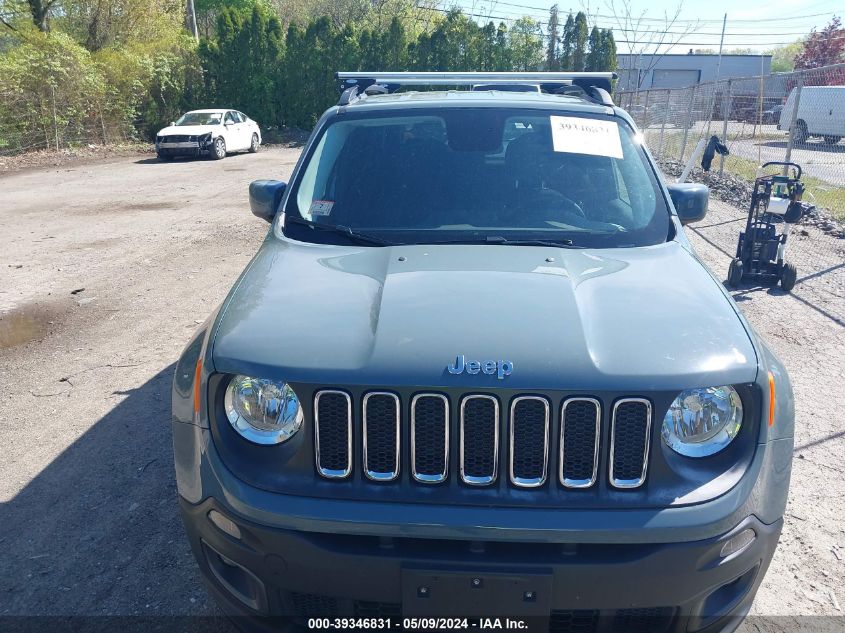 2017 Jeep Renegade Latitude 4X4 VIN: ZACCJBBB2HPF09551 Lot: 39346831