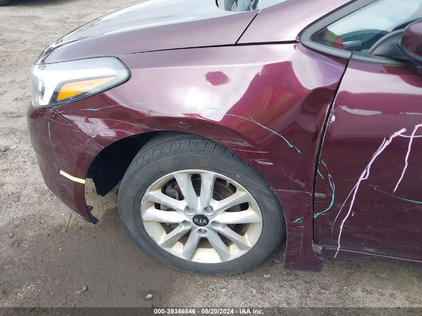 2017 Kia Forte Lx VIN: 3KPFL4A75HE116866 Lot: 39346846