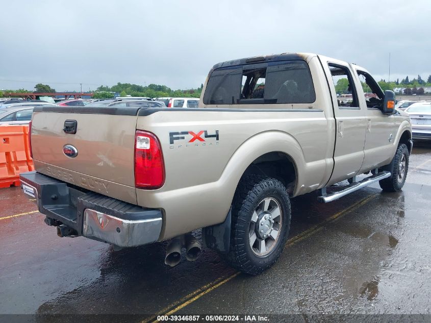 2011 Ford F-250 Lariat VIN: 1FT7W2BT6BEA29640 Lot: 39346857