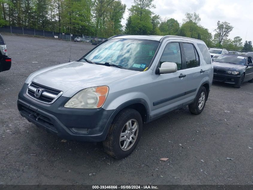 2002 Honda Cr-V Ex VIN: SHSRD78822U003249 Lot: 39346866