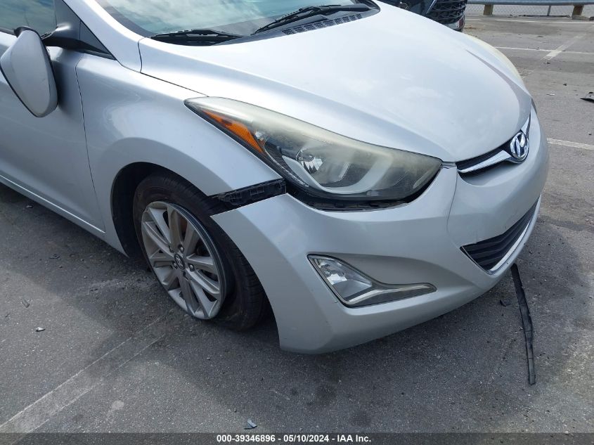 2016 Hyundai Elantra Se VIN: 5NPDH4AE2GH661635 Lot: 39346896