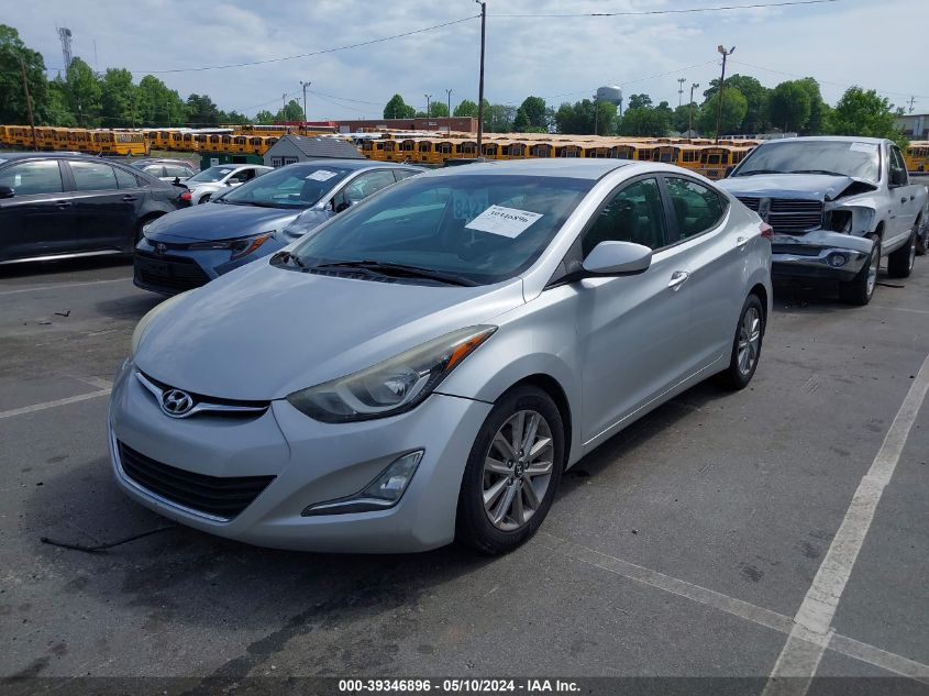 2016 Hyundai Elantra Se VIN: 5NPDH4AE2GH661635 Lot: 39346896