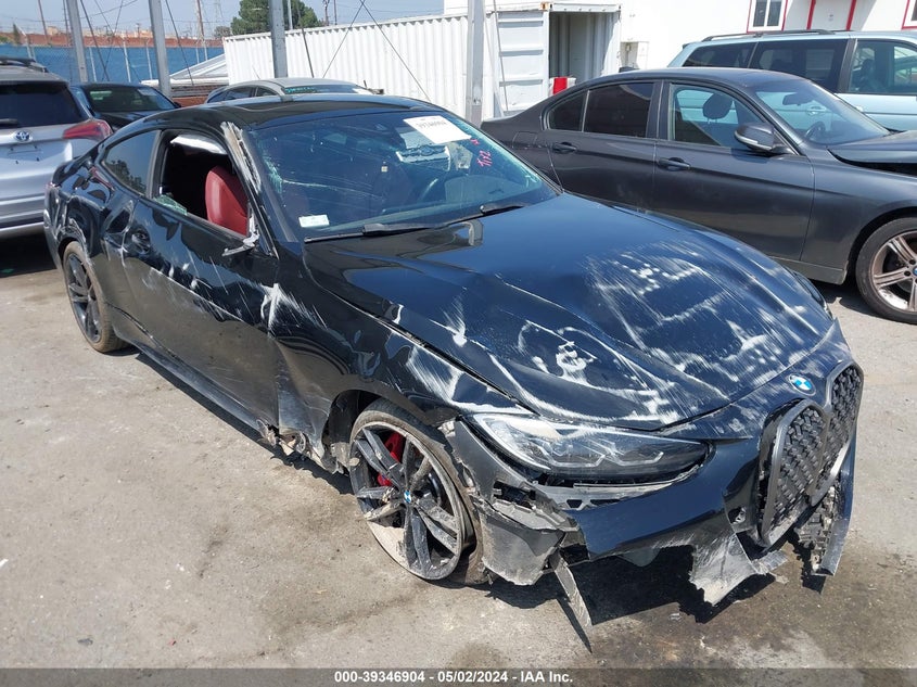 2021 BMW M440I XDRIVE VIN: WBA13AR00MCG99574