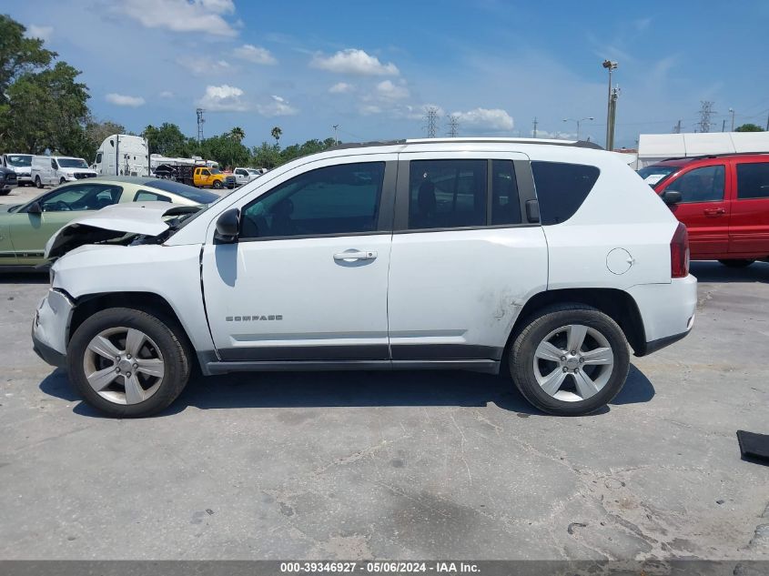 2017 Jeep Compass Sport Fwd VIN: 1C4NJCBA3HD147587 Lot: 39346927