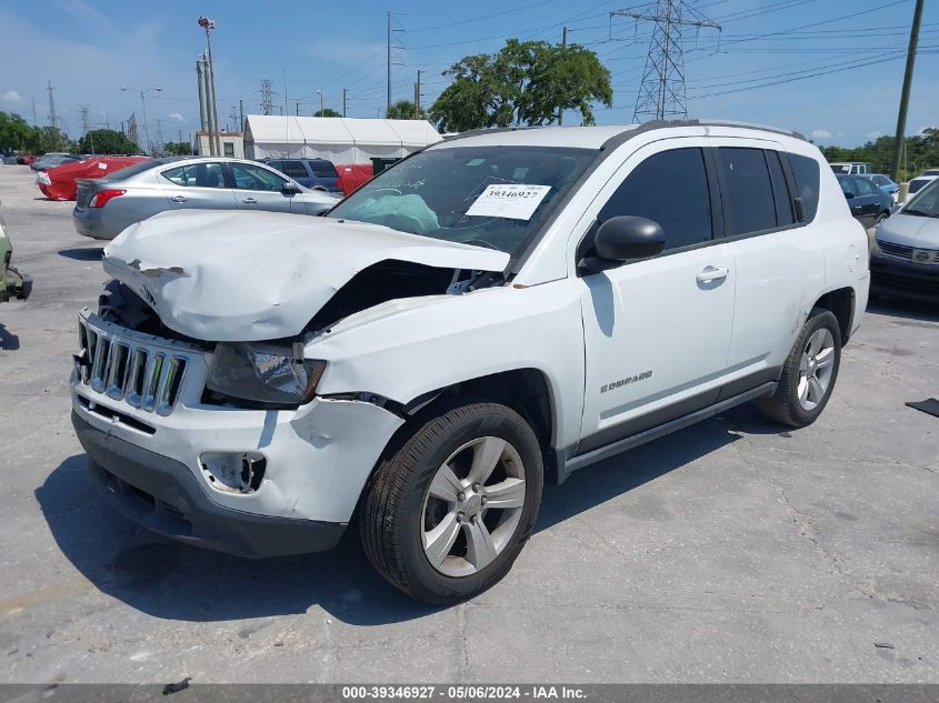 2017 Jeep Compass Sport Fwd VIN: 1C4NJCBA3HD147587 Lot: 39346927