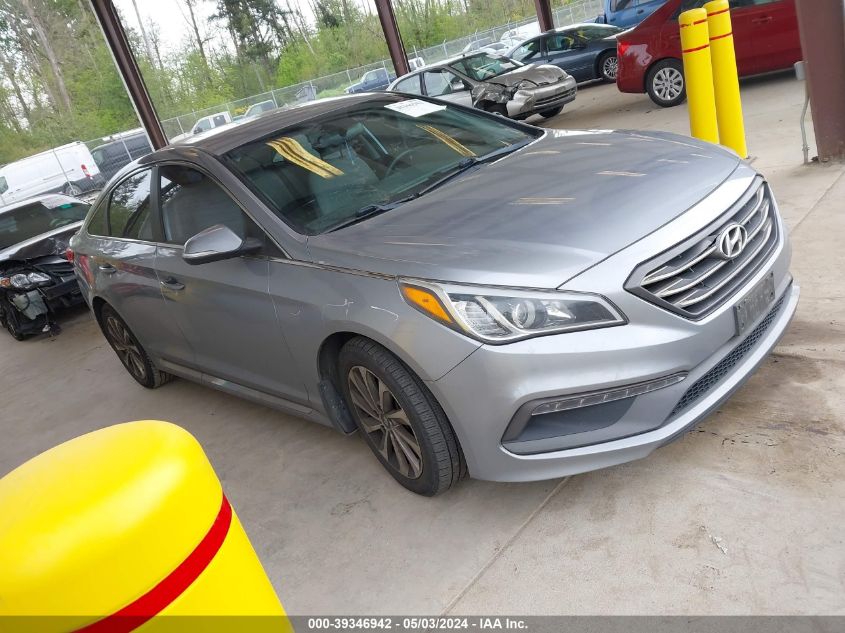 2015 HYUNDAI SONATA SPORT - 5NPE34AF4FH054243