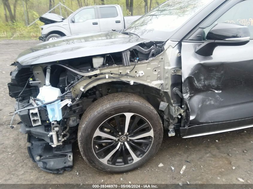 2021 TOYOTA HIGHLANDER VIN: 5TDLZRBH1MS108673