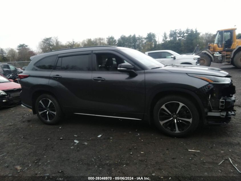 2021 TOYOTA HIGHLANDER VIN: 5TDLZRBH1MS108673