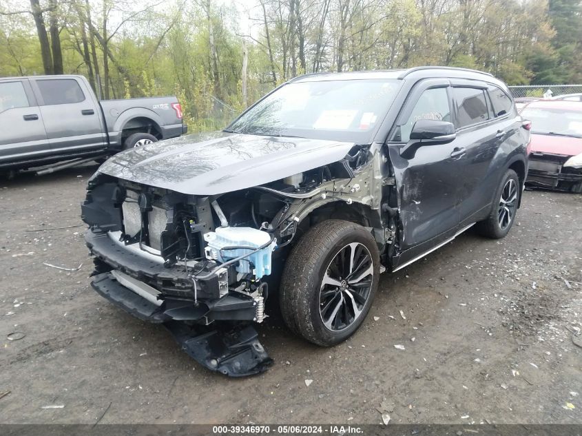2021 TOYOTA HIGHLANDER VIN: 5TDLZRBH1MS108673