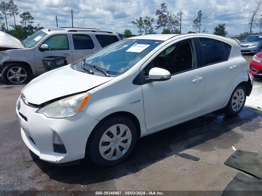 2012 Toyota Prius C Two VIN: JTDKDTB33C1027990 Lot: 39346987
