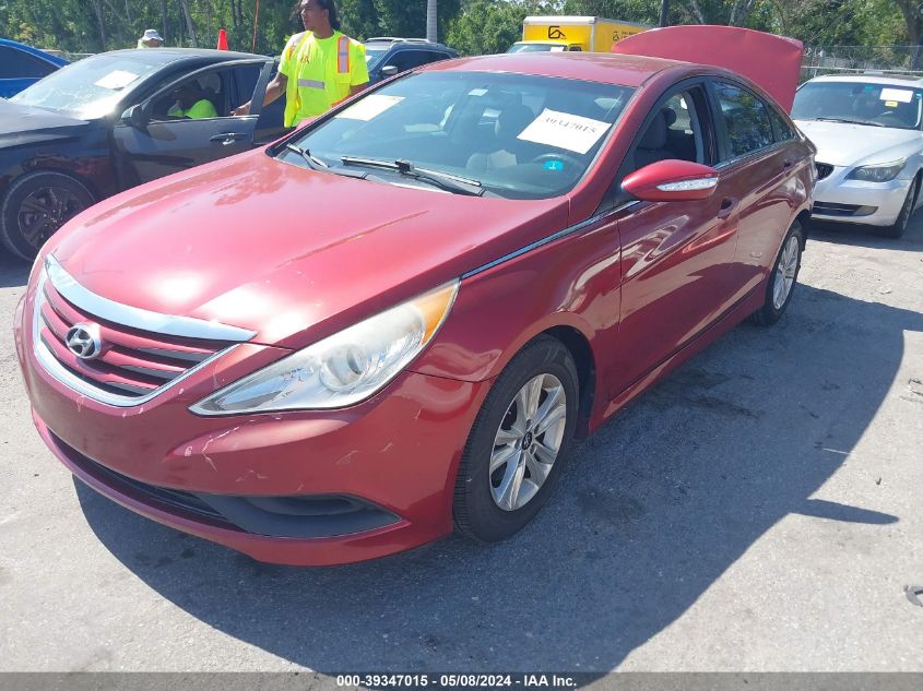 2014 Hyundai Sonata Gls VIN: 5NPEB4AC6EH899330 Lot: 39347015