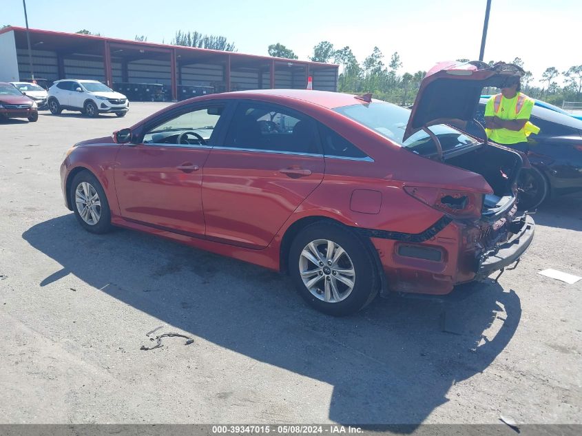 2014 Hyundai Sonata Gls VIN: 5NPEB4AC6EH899330 Lot: 39347015