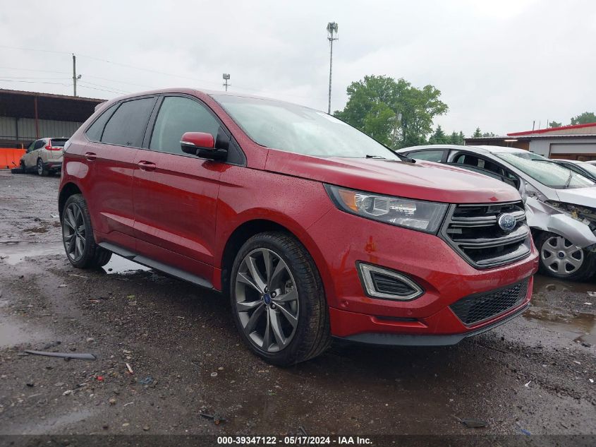 2018 Ford Edge Sport VIN: 2FMPK4AP1JBC39953 Lot: 39347122