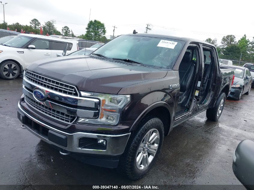 VIN 1FTEW1E45LFA40792 2020 FORD F-150 LARIAT