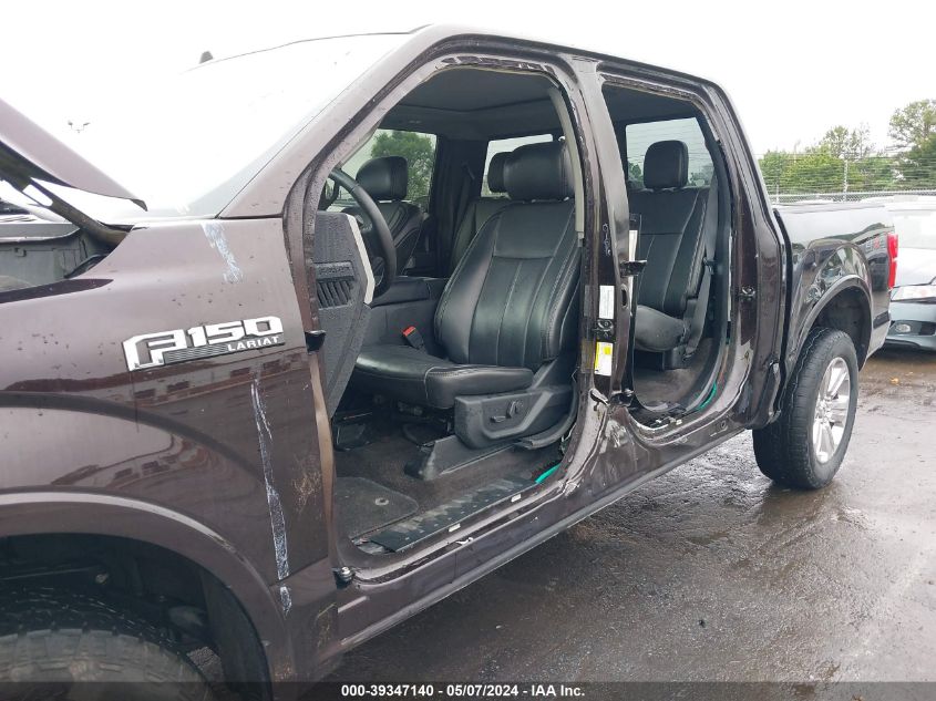 VIN 1FTEW1E45LFA40792 2020 FORD F-150 LARIAT