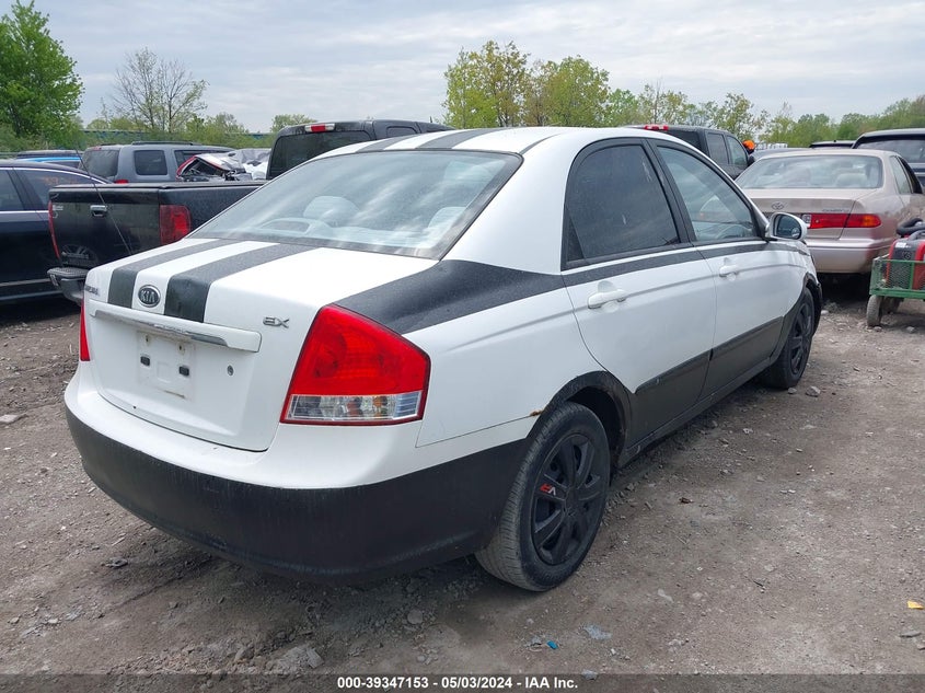 2008 Kia Spectra Ex VIN: KNAFE121985543365 Lot: 39347153