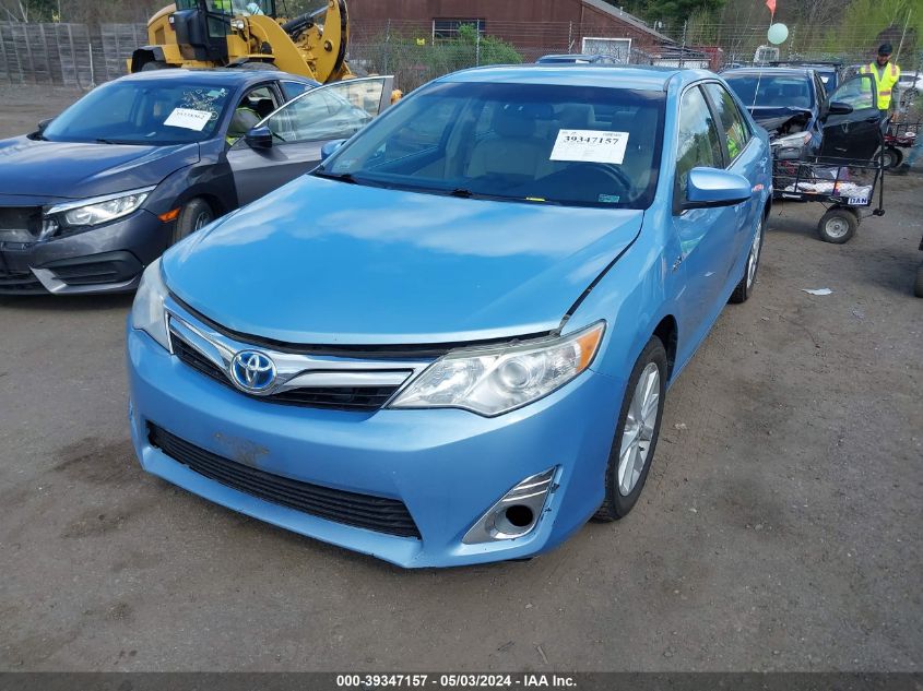 2013 Toyota Camry Hybrid Xle VIN: 4T1BD1FK6DU074870 Lot: 40412562