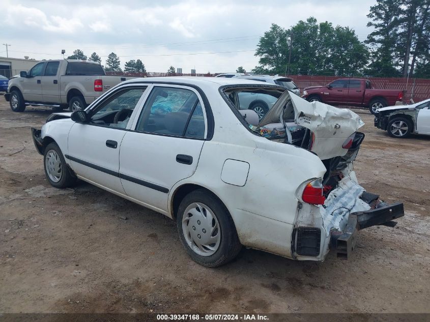 2000 Chevrolet Prizm VIN: 1Y1SK5280YZ407192 Lot: 39347168