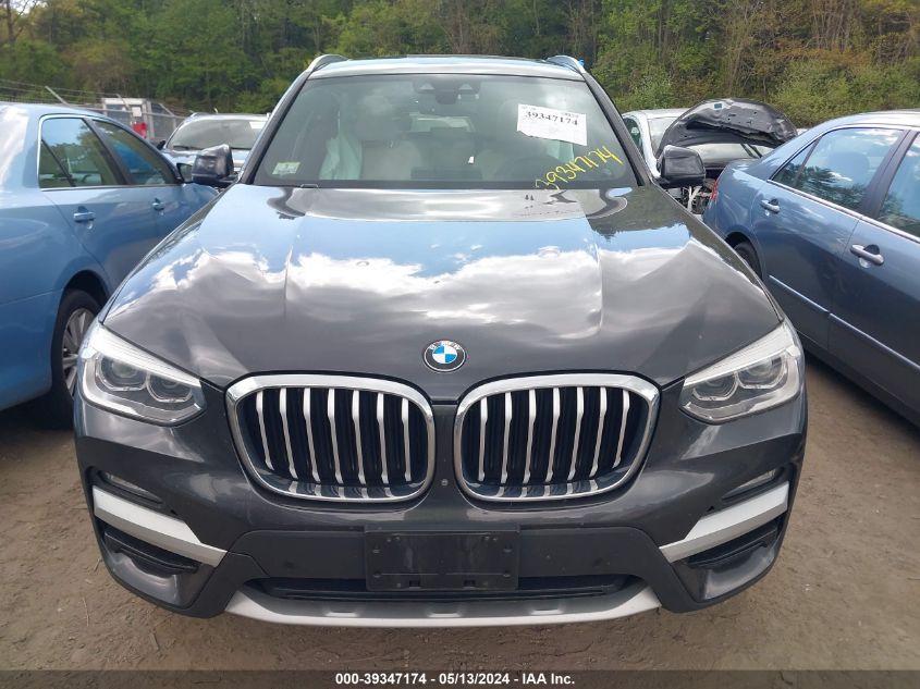 2020 BMW X3 xDrive30I VIN: 5UXTY5C06L9B72243 Lot: 39347174