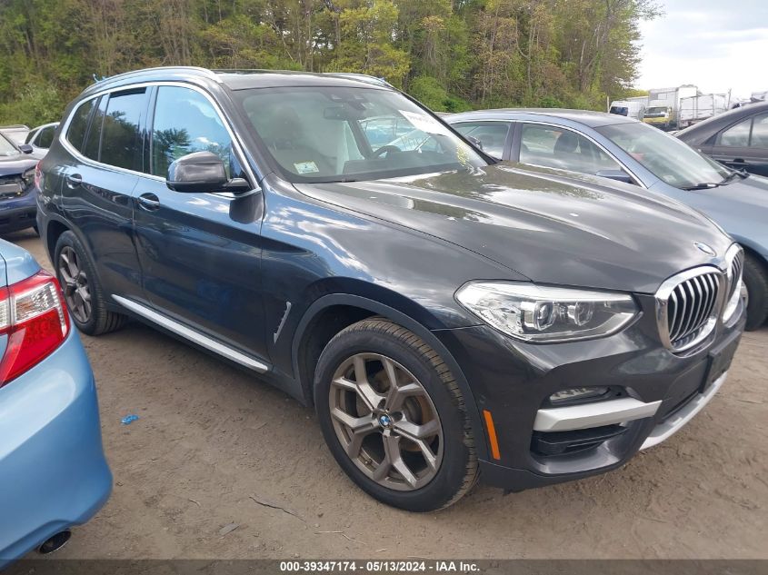 2020 BMW X3 xDrive30I VIN: 5UXTY5C06L9B72243 Lot: 39347174