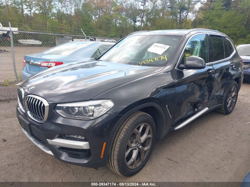 2020 BMW X3 xDrive30I VIN: 5UXTY5C06L9B72243 Lot: 39347174